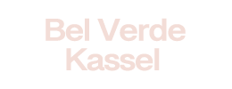 Das Logo von Bel Verde Kassel in Pink, einem Spezialisten für Hochzeitsfloristik.